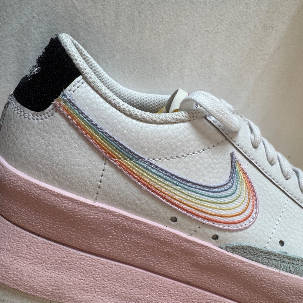 Nike Blazer Low 77" Vintage Be True Rainbow LGBTQ NEW UNISEX W8.5 M7 - Picture 8 of 12